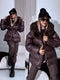 Jacket "BRONZA FC7627" - CHOCO